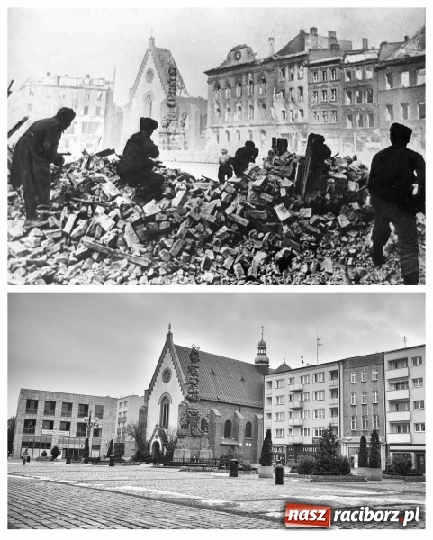 Zdjęcie w galerii na portalu naszraciborz.pl: Racibórz wczoraj i dziś w obiektywie Dawida Kukiełki. Jak to wyglądało dawniej a jak teraz wiadomości z regionu