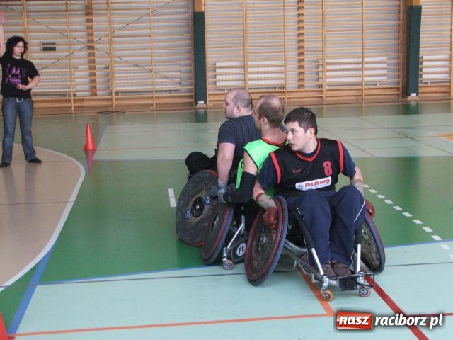 Zdjęcie w galerii na portalu naszraciborz.pl: Sprawni połamańcy czyli rugby na wózkach wiadomości z regionu