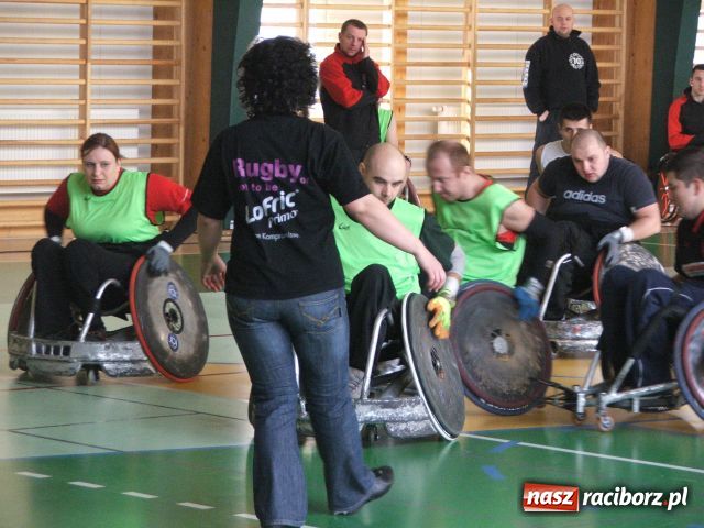 Zdjęcie w galerii na portalu naszraciborz.pl: Sprawni połamańcy czyli rugby na wózkach wiadomości z regionu
