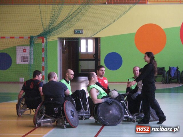 Zdjęcie w galerii na portalu naszraciborz.pl: Sprawni połamańcy czyli rugby na wózkach wiadomości z regionu