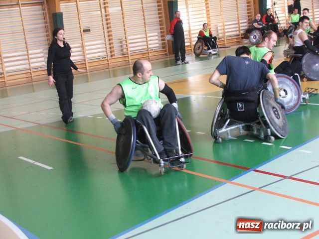 Zdjęcie w galerii na portalu naszraciborz.pl: Sprawni połamańcy czyli rugby na wózkach wiadomości z regionu