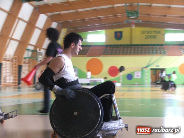 Zdjęcie w galerii na portalu naszraciborz.pl: Sprawni połamańcy czyli rugby na wózkach wiadomości z regionu