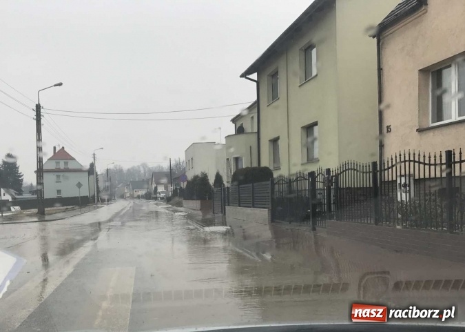 Zdjęcie w galerii na portalu naszraciborz.pl: Starowiejska i Ocicka w wodzie - opady zalewają jezdnię FOTO I WIDEO wiadomości z regionu
