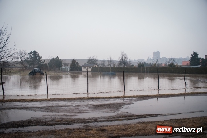 Zdjęcie w galerii na portalu naszraciborz.pl: Starowiejska - Kamienna znów tonie. Wystarczyło, że popadało. Wielkie rozlewisko wiadomości z regionu