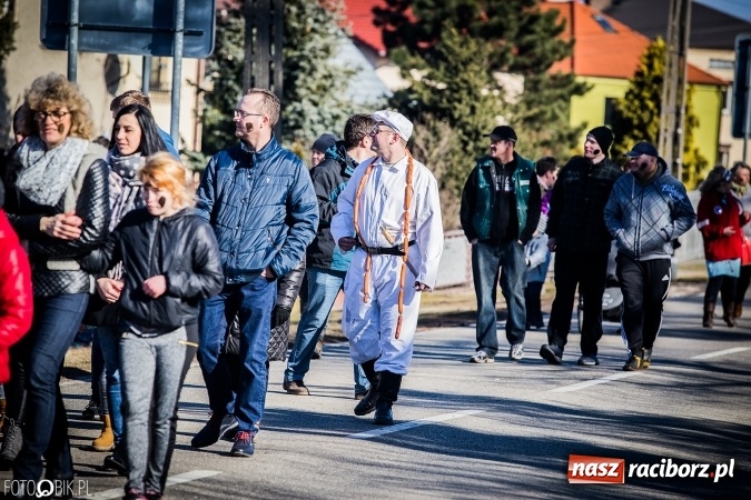 Zdjęcie w galerii na portalu naszraciborz.pl: Wodzenie niedźwiedzia - tradycyjne ostatki w Samborowicach wiadomości z regionu