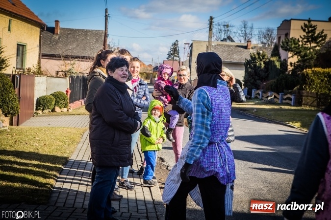 Zdjęcie w galerii na portalu naszraciborz.pl: Wodzenie niedźwiedzia - tradycyjne ostatki w Samborowicach wiadomości z regionu