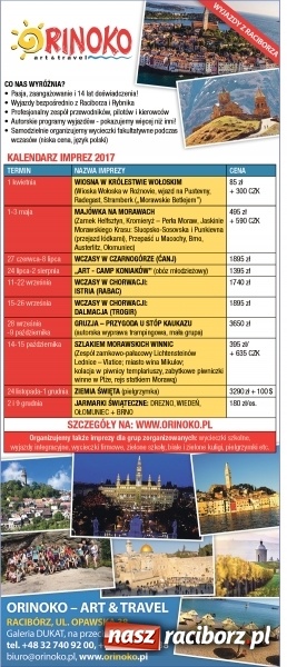 Zdjęcie w galerii na portalu naszraciborz.pl: Wakacje 2017 – zaplanuj je już teraz, a później skup się na relaksie! wiadomości z regionu