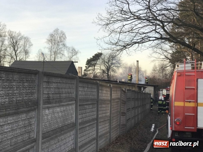 Zdjęcie w galerii na portalu naszraciborz.pl: Pożar w tartaku w Kuźni Raciborskiej FOTO wiadomości z regionu