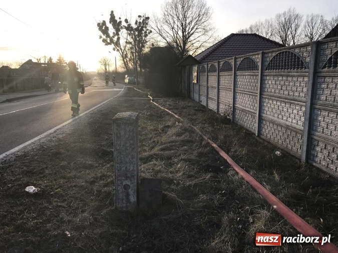 Zdjęcie w galerii na portalu naszraciborz.pl: Pożar w tartaku w Kuźni Raciborskiej FOTO wiadomości z regionu