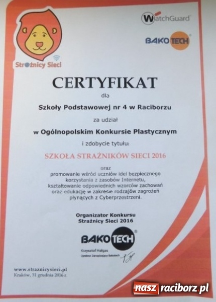 Zdjęcie w galerii na portalu naszraciborz.pl: Dzień Bezpiecznego Internetu w Szkole Podstawowej nr 4  wiadomości z regionu