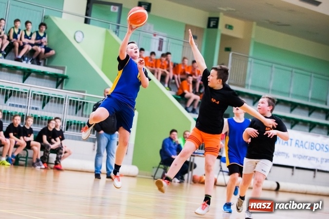 Zdjęcie w galerii na portalu naszraciborz.pl: Miejski Finał Szkół Podstawowych w Piłce Koszykowej Chłopców wiadomości z regionu