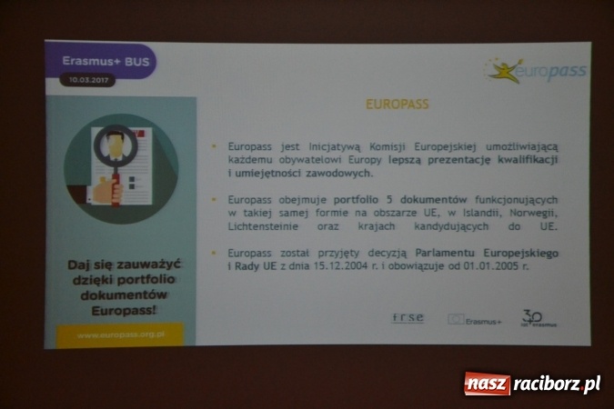 Zdjęcie w galerii na portalu naszraciborz.pl: Erasmus+ Bus odwiedził Zamek Piastowski w Raciborzu wiadomości z regionu