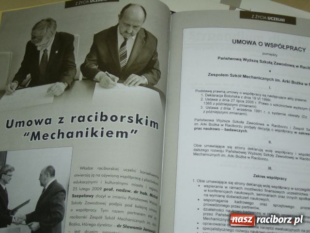 Zdjęcie w galerii na portalu naszraciborz.pl: Eunomia – bo uczelnia swoje pismo mieć musi wiadomości z regionu