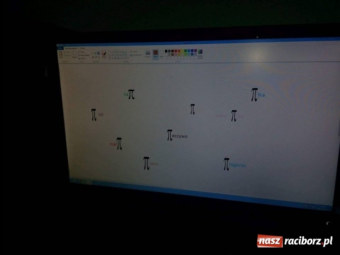 Zdjęcie w galerii na portalu naszraciborz.pl: Dzień Liczby Pi w Gimnazjum nr 5  wiadomości z regionu
