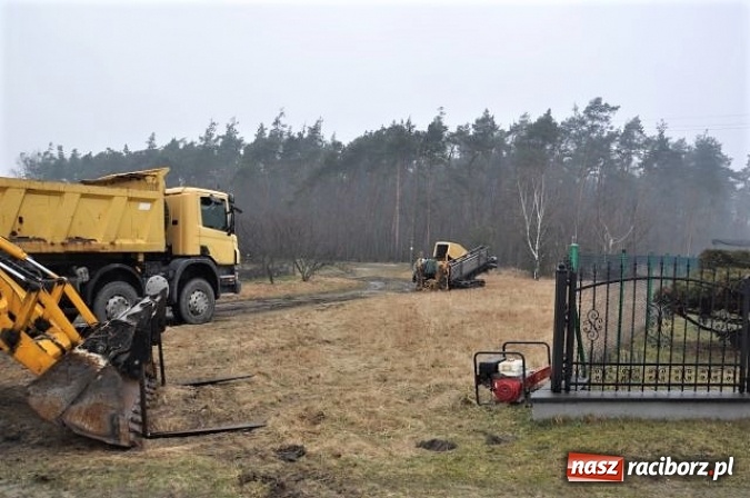 Zdjęcie w galerii na portalu naszraciborz.pl: Budowa kanalizacji w Kuźni Raciborskiej rozpoczęta  wiadomości z regionu