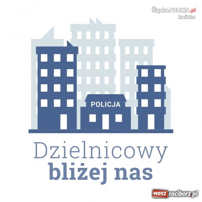 Zdjęcie w galerii na portalu naszraciborz.pl: Młodszy aspirant Marcin Wr&oacute;blewski - raciborski dzielnicowy z pasją wiadomości z regionu