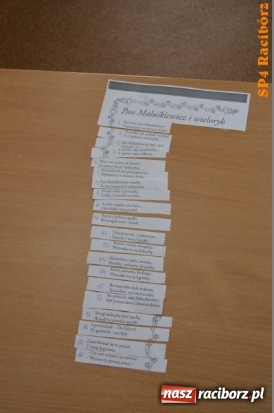 Zdjęcie w galerii na portalu naszraciborz.pl: Ile zer ma milion? Szkoła Podstawowa nr 4 wita wiosnę  wiadomości z regionu