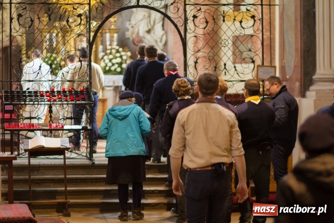 Zdjęcie w galerii na portalu naszraciborz.pl: Pielgrzymka Skautów Europy do Rud  wiadomości z regionu