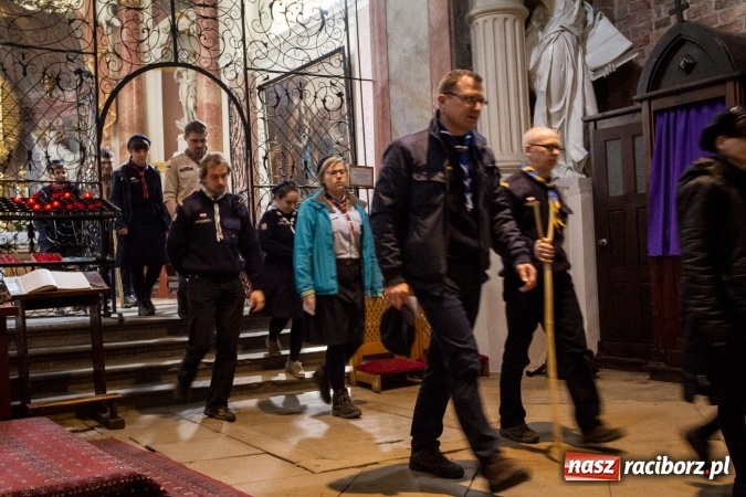 Zdjęcie w galerii na portalu naszraciborz.pl: Pielgrzymka Skautów Europy do Rud  wiadomości z regionu