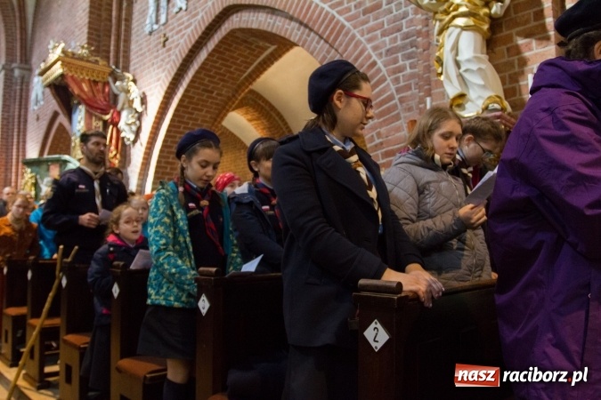 Zdjęcie w galerii na portalu naszraciborz.pl: Pielgrzymka Skautów Europy do Rud  wiadomości z regionu