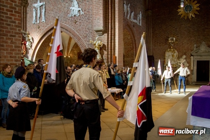 Zdjęcie w galerii na portalu naszraciborz.pl: Pielgrzymka Skautów Europy do Rud  wiadomości z regionu