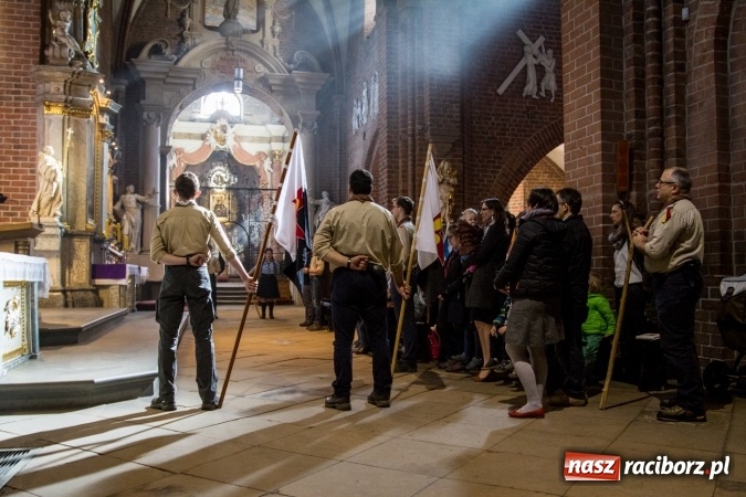 Zdjęcie w galerii na portalu naszraciborz.pl: Pielgrzymka Skautów Europy do Rud  wiadomości z regionu