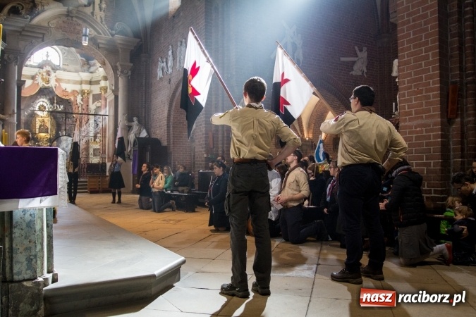 Zdjęcie w galerii na portalu naszraciborz.pl: Pielgrzymka Skautów Europy do Rud  wiadomości z regionu