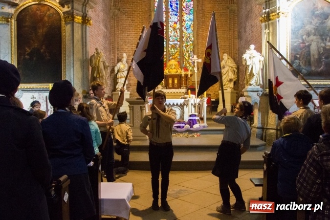 Zdjęcie w galerii na portalu naszraciborz.pl: Pielgrzymka Skautów Europy do Rud  wiadomości z regionu