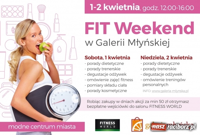 Zdjęcie w galerii na portalu naszraciborz.pl: Fit Weekend w Galerii Młyńskiej ZAPRASZAMY wiadomości z regionu