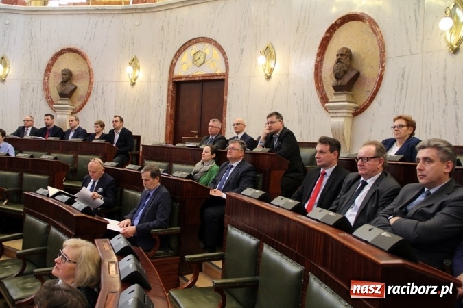 Zdjęcie w galerii na portalu naszraciborz.pl: O planach żeglownego połączenia Dunaju, Odry i Łaby w sali Sejmu Śląskiego wiadomości z regionu