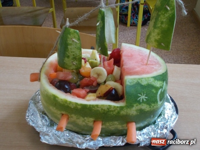 Zdjęcie w galerii na portalu naszraciborz.pl: Smacznie, zdrowo, kolorowo w SP 4  wiadomości z regionu