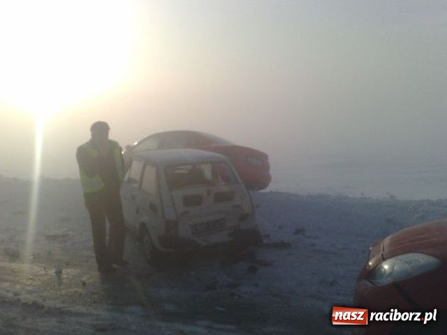 Zdjęcie w galerii na portalu naszraciborz.pl: Karambol pod Kietrzem  wiadomości z regionu