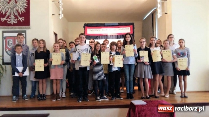 Zdjęcie w galerii na portalu naszraciborz.pl: Gimnazjum nr 5 zorganizowało konkurs matematyczny  wiadomości z regionu