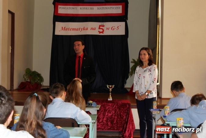 Zdjęcie w galerii na portalu naszraciborz.pl: Gimnazjum nr 5 zorganizowało konkurs matematyczny  wiadomości z regionu