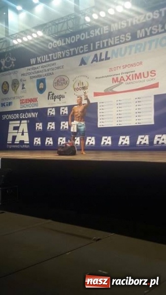 Zdjęcie w galerii na portalu naszraciborz.pl: Rafał Gumienny Mistrzem Śląska w Kulturystyce i Fitness wiadomości z regionu