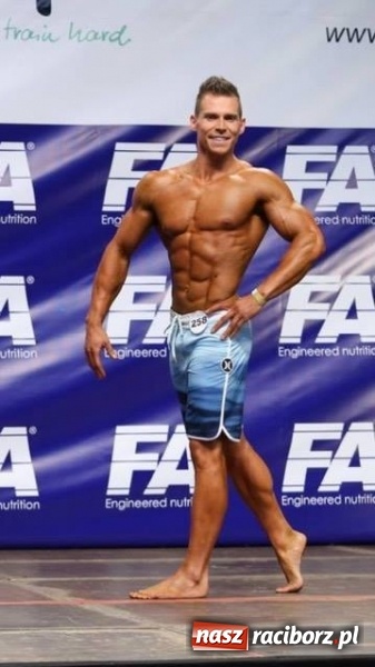 Zdjęcie w galerii na portalu naszraciborz.pl: Rafał Gumienny Mistrzem Śląska w Kulturystyce i Fitness wiadomości z regionu