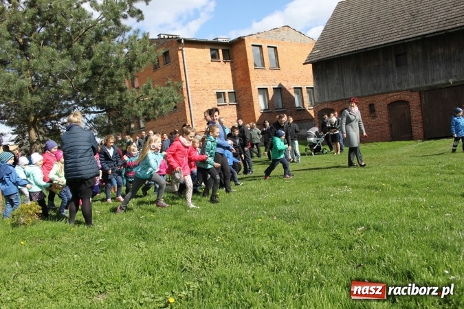 Zdjęcie w galerii na portalu naszraciborz.pl: Szukanie zajączka w wojnowickich ogrodach wiadomości z regionu