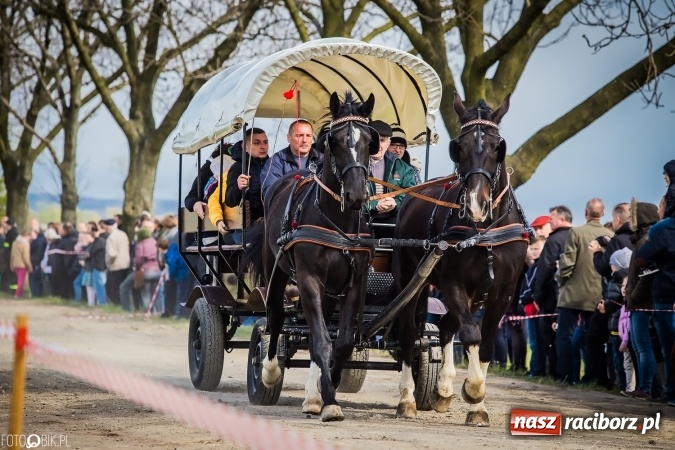 Zdjęcie w galerii na portalu naszraciborz.pl: Wielkanocna procesja konna w Raciborzu-Sudole - początek i wyścigi na Topolowej wiadomości z regionu