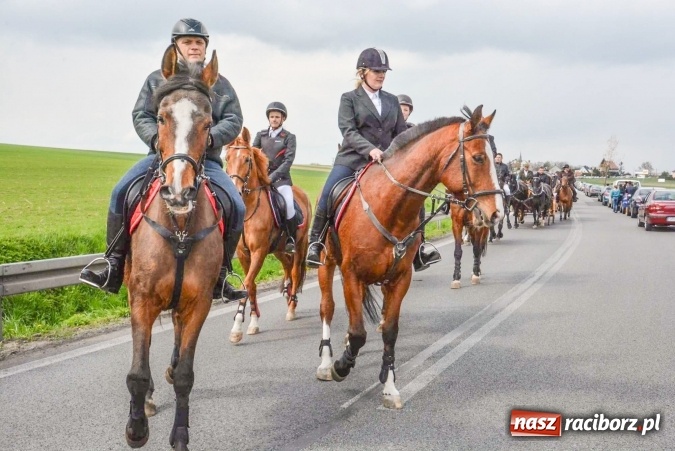 Zdjęcie w galerii na portalu naszraciborz.pl: Ponad setka koni na wielkanocnej procesji w Raciborzu-Sudole wiadomości z regionu