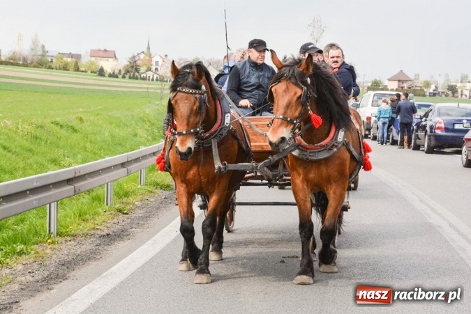 Zdjęcie w galerii na portalu naszraciborz.pl: Ponad setka koni na wielkanocnej procesji w Raciborzu-Sudole wiadomości z regionu