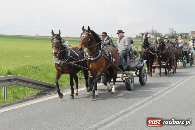 Zdjęcie w galerii na portalu naszraciborz.pl: Ponad setka koni na wielkanocnej procesji w Raciborzu-Sudole wiadomości z regionu