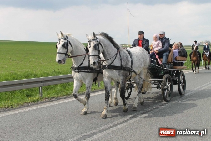 Zdjęcie w galerii na portalu naszraciborz.pl: Ponad setka koni na wielkanocnej procesji w Raciborzu-Sudole wiadomości z regionu