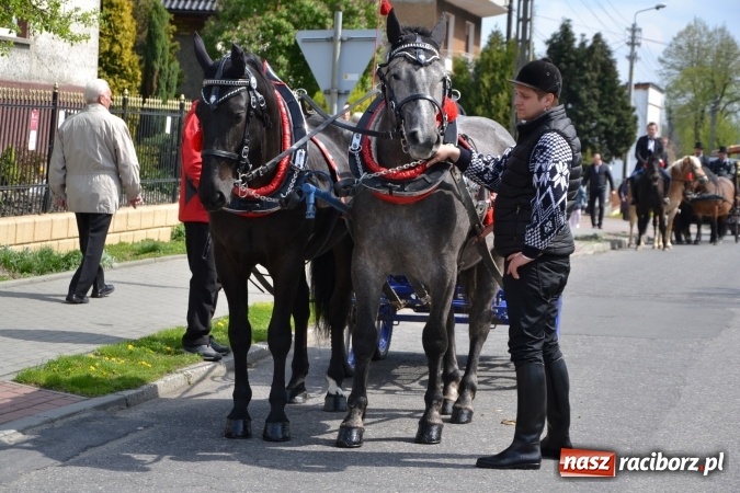 Zdjęcie w galerii na portalu naszraciborz.pl: Galopem, czyli finał bieńkowickiej procesji konnej  wiadomości z regionu