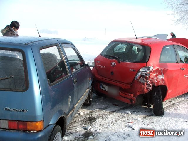 Zdjęcie w galerii na portalu naszraciborz.pl: Karambol pod Kietrzem wiadomości z regionu