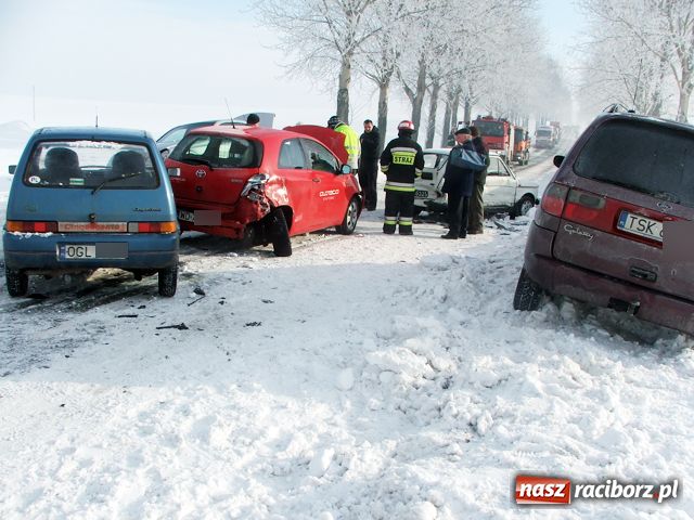 Zdjęcie w galerii na portalu naszraciborz.pl: Karambol pod Kietrzem wiadomości z regionu