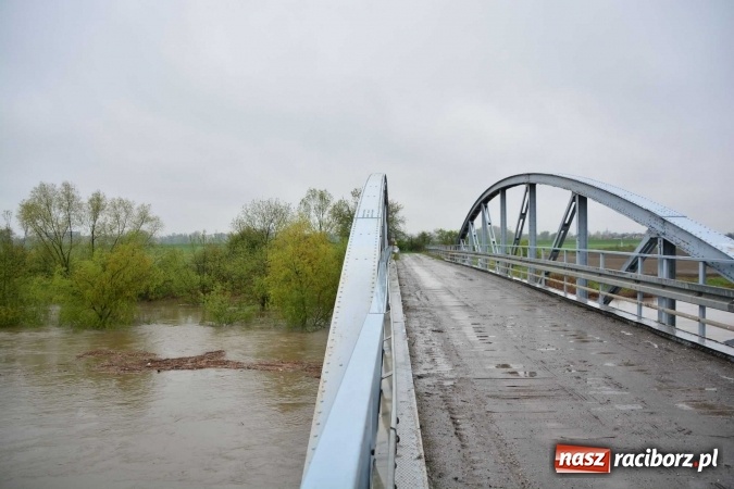 Zdjęcie w galerii na portalu naszraciborz.pl: Woda szybko przybiera. Zalewa ścieżkę rowerową pod Mostem Zamkowym. Konieczne było udrożnienie śluzy przy Rafako wiadomości z regionu