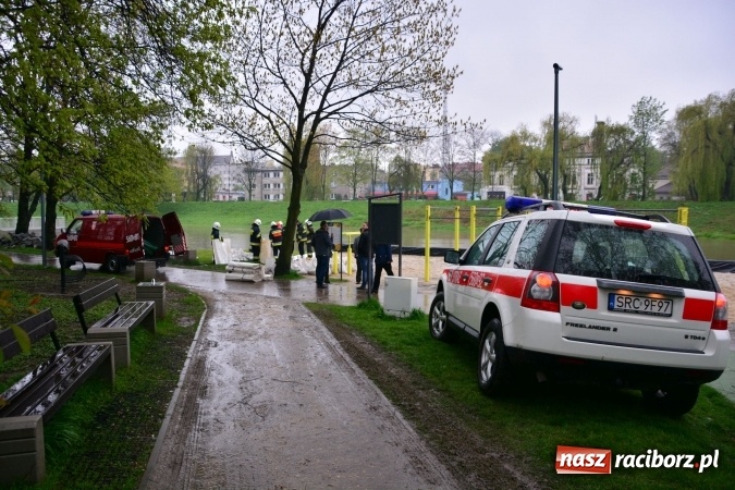 Zdjęcie w galerii na portalu naszraciborz.pl: W piątek rano przez Racibórz przejdzie kulminacyjna fala powodziowa. Plaży grozi zalanie! wiadomości z regionu