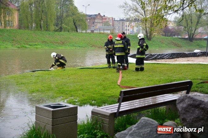 Zdjęcie w galerii na portalu naszraciborz.pl: W piątek rano przez Racibórz przejdzie kulminacyjna fala powodziowa. Plaży grozi zalanie! wiadomości z regionu