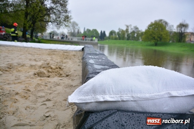 Zdjęcie w galerii na portalu naszraciborz.pl: W piątek rano przez Racibórz przejdzie kulminacyjna fala powodziowa. Plaży grozi zalanie! wiadomości z regionu
