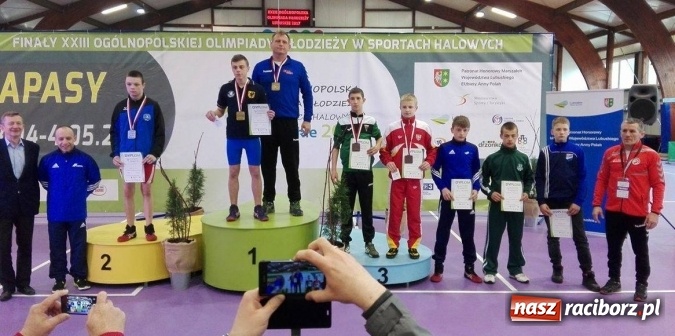 Zdjęcie w galerii na portalu naszraciborz.pl: Sukcesy zapaśników Unii Racibórz na Ogólnopolskiej Olimpiadzie Młodzieży  wiadomości z regionu